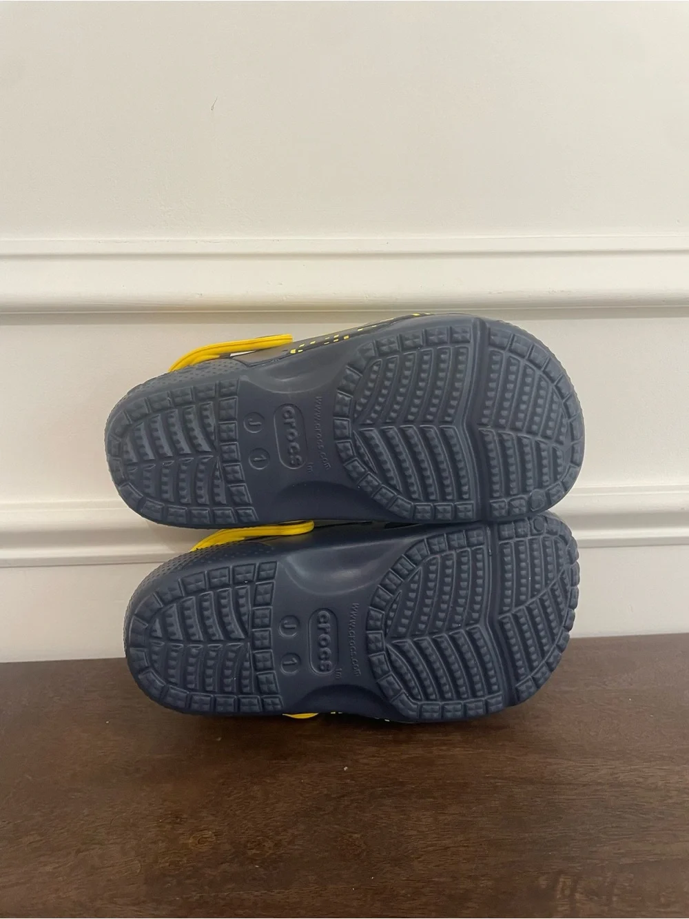 CROCS Kids Batman Clog - Navy and Yellow